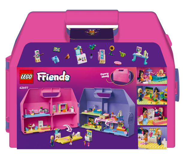 LEGO FRIENDS 42697 Kreatywna walizka z domkiem dla lalek - 1529777 - zdjęcie 9